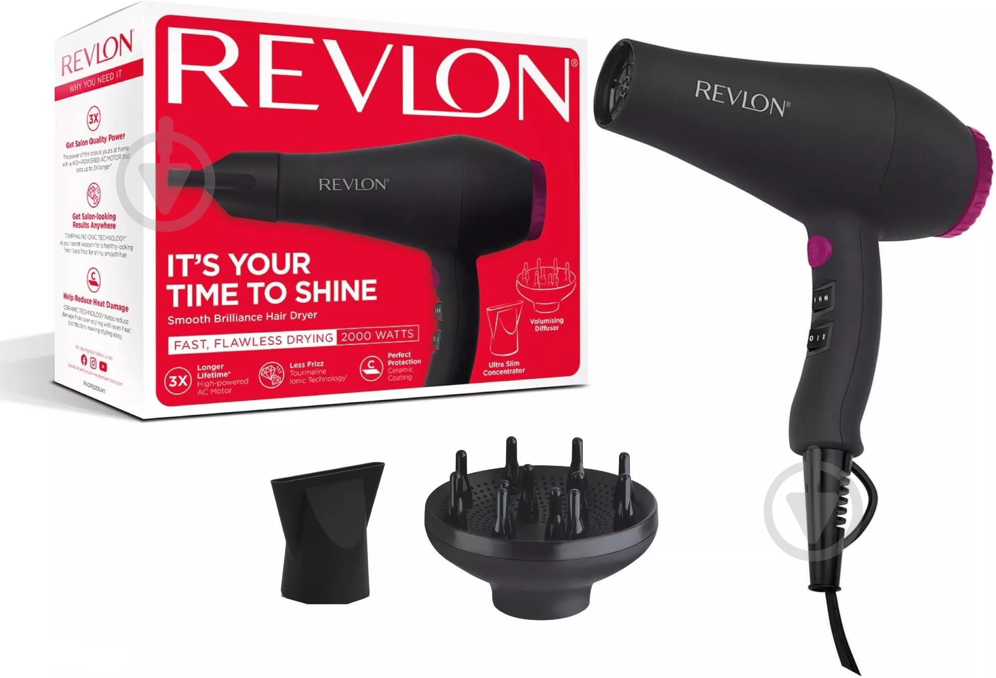 Фен Revlon Perfect Heat Smooth Brilliance (RVDR5251E1) - фото 14
