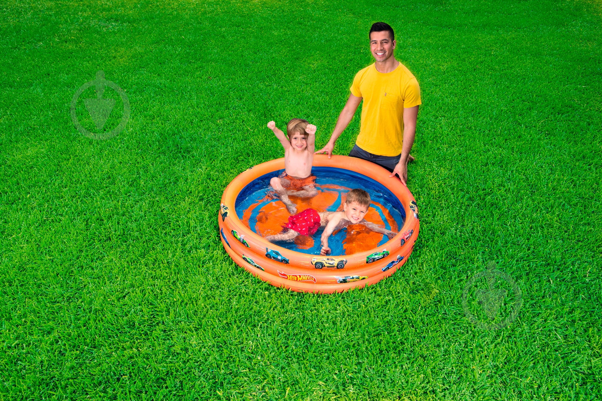 Бассейн надувной Bestway Hot Wheels - фото 3 Бассейн надувной Bestway Hot Wheels - фото 3