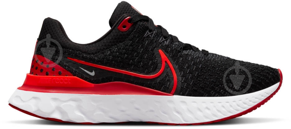 Кросівки жіночі Nike React Infinity Run Flyknit 3 W DD3024-008 р.38,5 чорно-червоні - фото 1