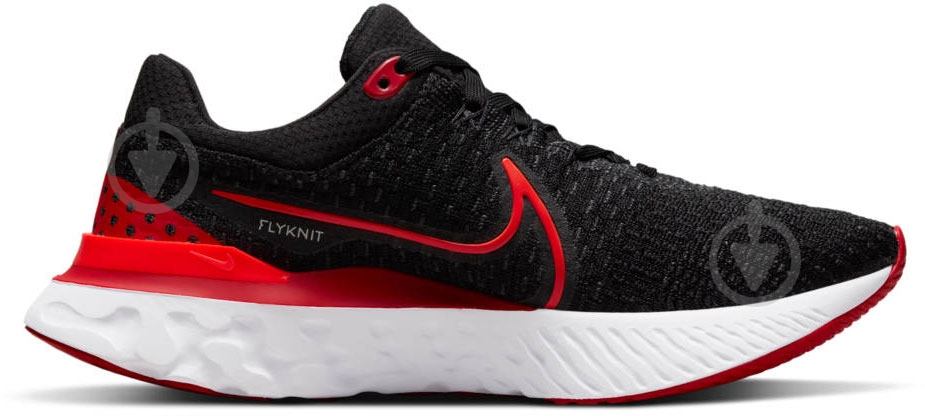 Кросівки жіночі Nike React Infinity Run Flyknit 3 W DD3024-008 р.38,5 чорно-червоні - фото 2