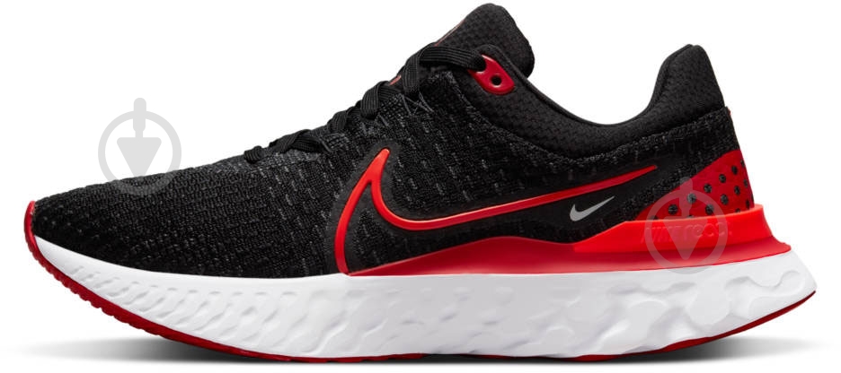 Кросівки жіночі Nike React Infinity Run Flyknit 3 W DD3024-008 р.38,5 чорно-червоні - фото 3