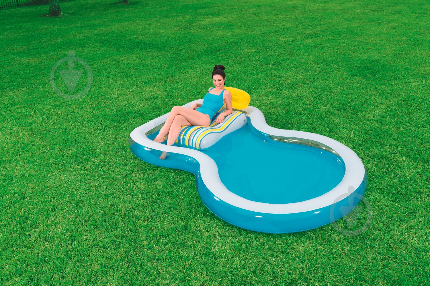 Бассейн надувной Bestway с шезлонгом - фото 12 Бассейн надувной Bestway с шезлонгом - фото 12