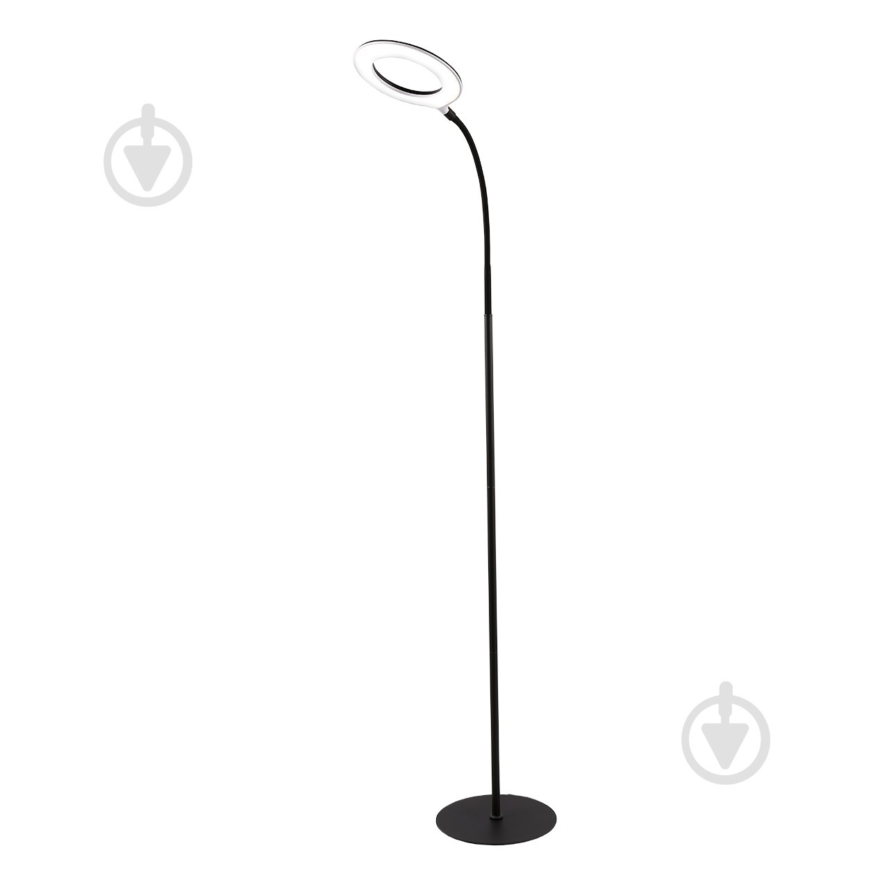 Торшер Eurolamp круг 4000 K 7 Вт чорний LED-FLDR-7W(black) - фото 2
