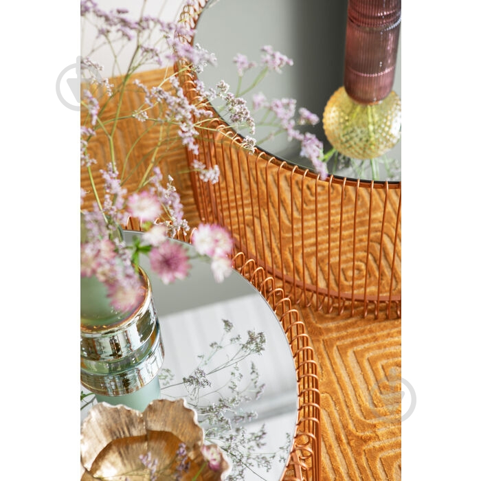 Стол декоративный KARE Design Wire Copper набір з 2 шт. 335x700x700 мм медный - фото 14 Стол декоративный KARE Design Wire Copper набір з 2 шт. 335x700x700 мм медный - фото 14