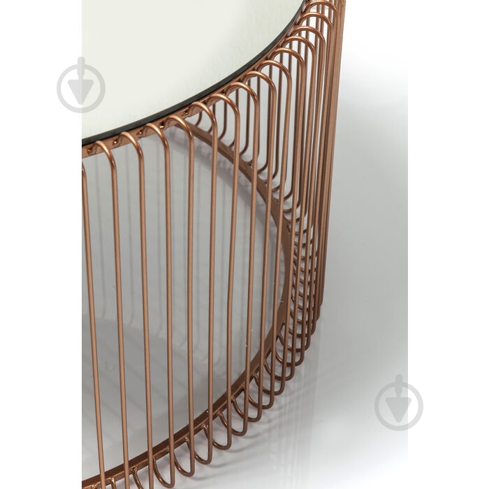 Стол декоративный KARE Design Wire Copper набір з 2 шт. 335x700x700 мм медный - фото 4 Стол декоративный KARE Design Wire Copper набір з 2 шт. 335x700x700 мм медный - фото 4