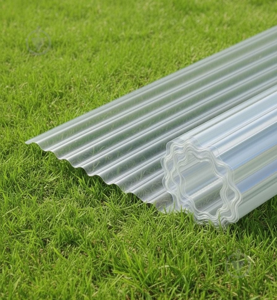 Шифер Волнопласт посилений 10 x 1,5 м хвиля прозорий - фото 3