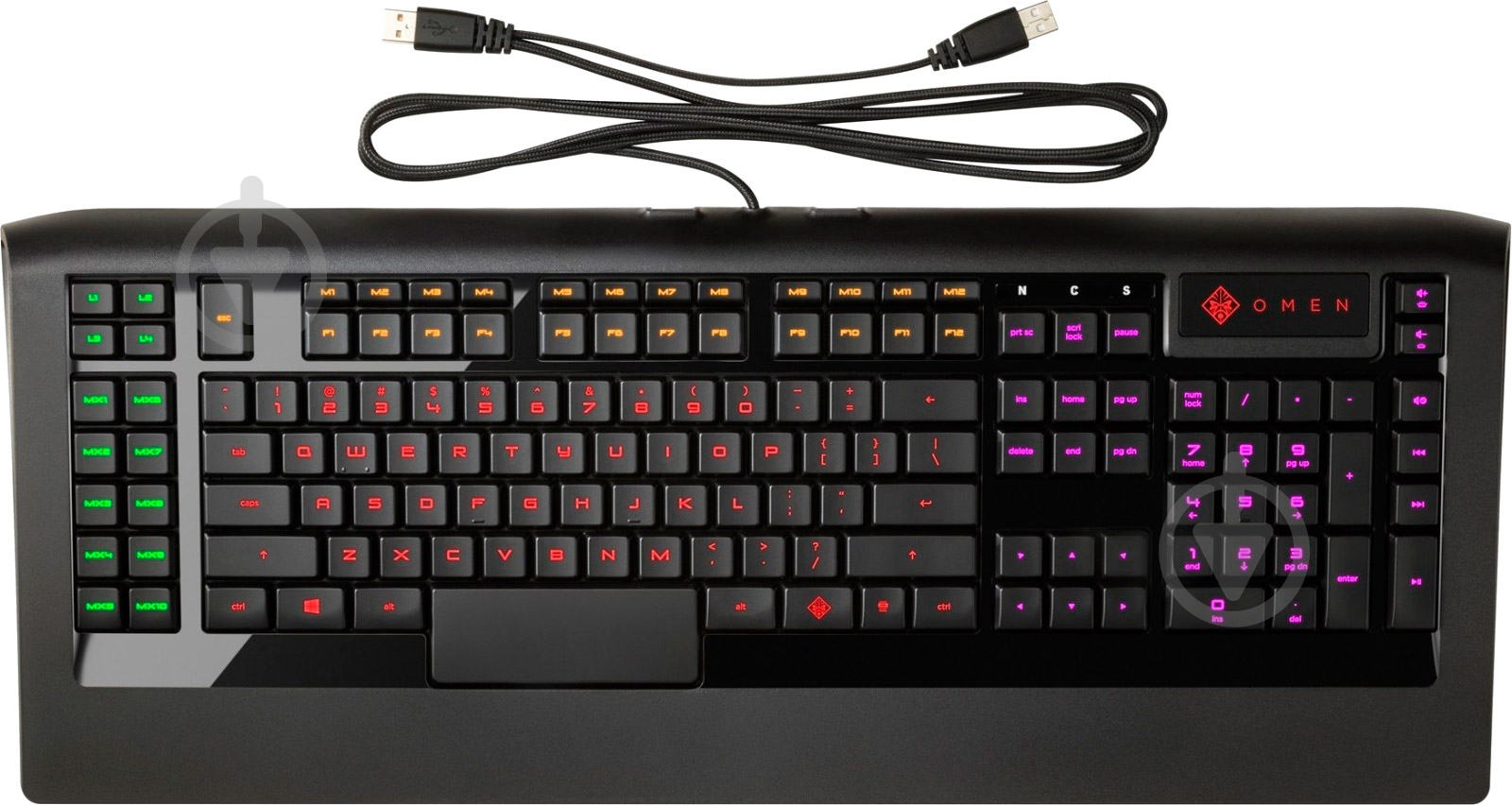 Клавіатура HP Omen (X7Z97AA) USB black - фото 1
