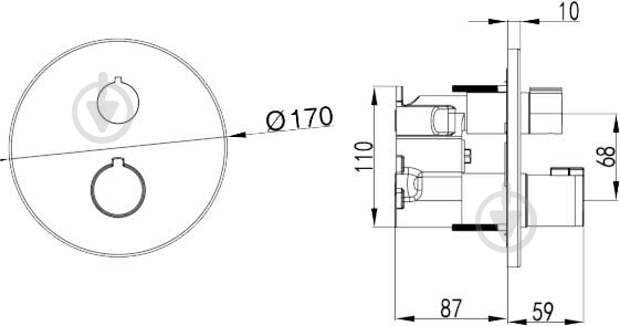Смеситель для душа Imprese Centrum VRB-15400Z - фото 3 Смеситель для душа Imprese Centrum VRB-15400Z - фото 3