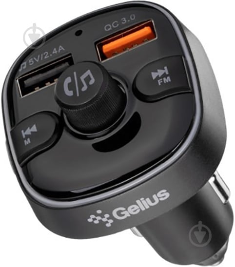 FM-трансмітер Gelius Pro RGB-QC GP-FMT050 - фото 5