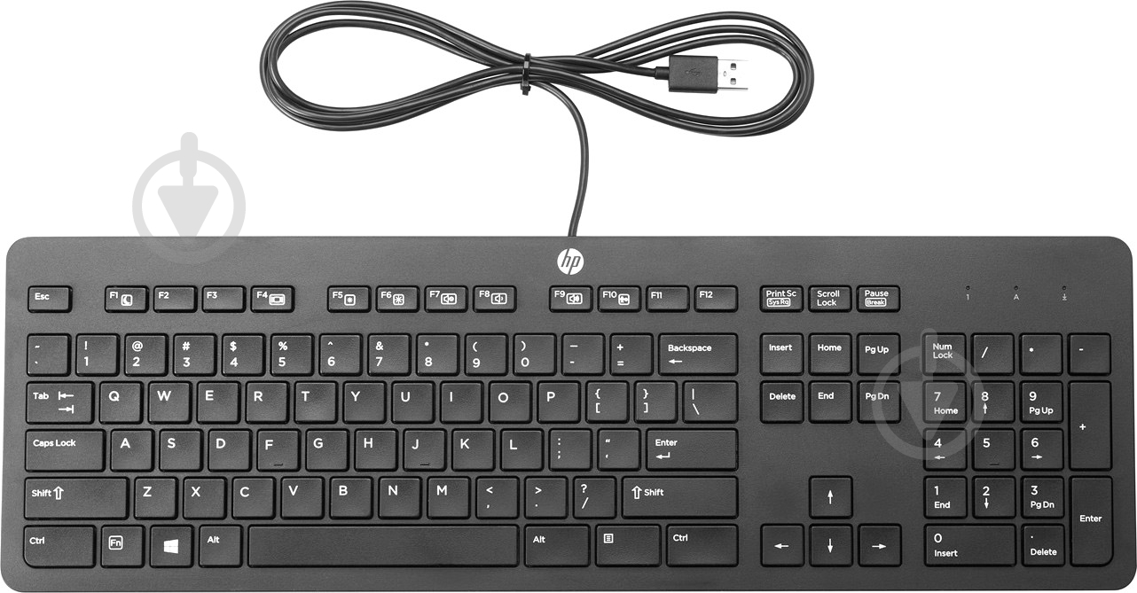 Клавиатура HP Business (N3R87AA) USB black - фото 1