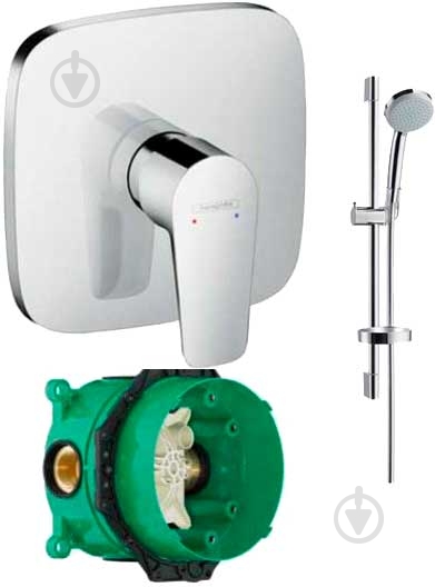 Набор смесителей Hansgrohe Talis E 71765000+01800180+27772000 - фото 1