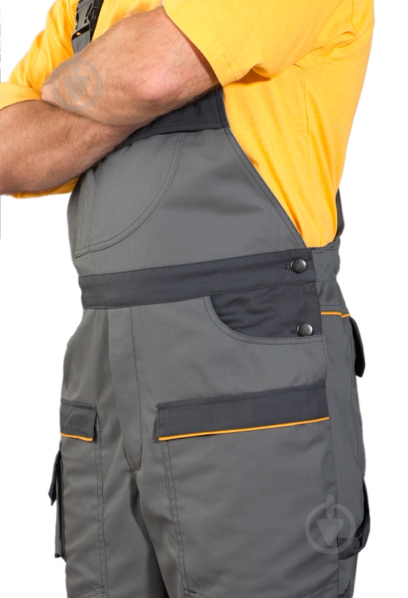 Напівкомбінезон робочий 1-107 АТІС К5 р. 52-54 зріст 3-4 1-107 сірий - фото 4 Напівкомбінезон робочий 1-107 АТІС К5 р. 52-54 зріст 3-4 1-107 сірий - фото 4