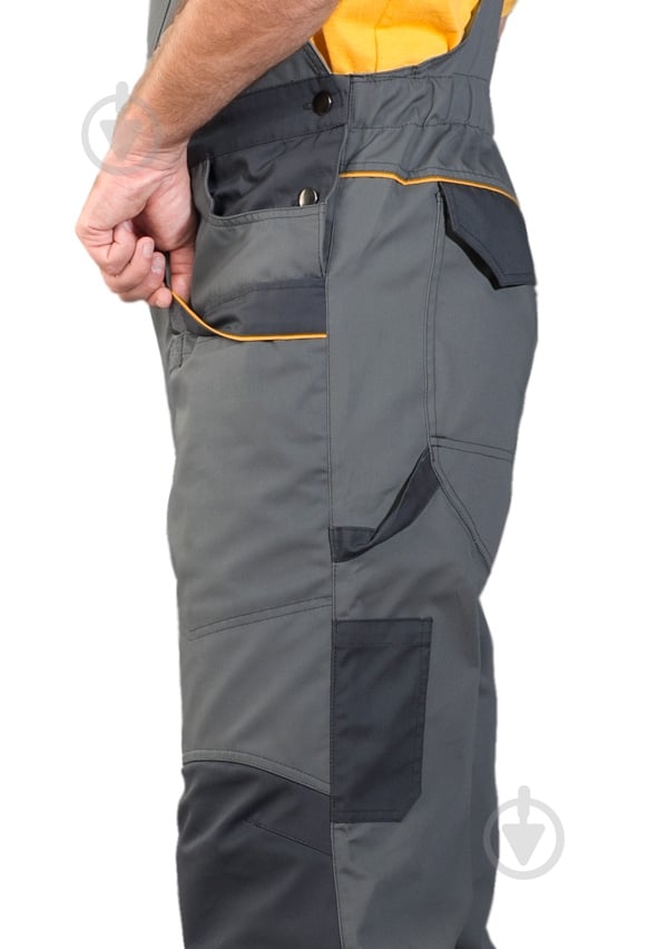 Напівкомбінезон робочий 1-107 АТІС К5 р. 52-54 зріст 3-4 1-107 сірий - фото 5 Напівкомбінезон робочий 1-107 АТІС К5 р. 52-54 зріст 3-4 1-107 сірий - фото 5