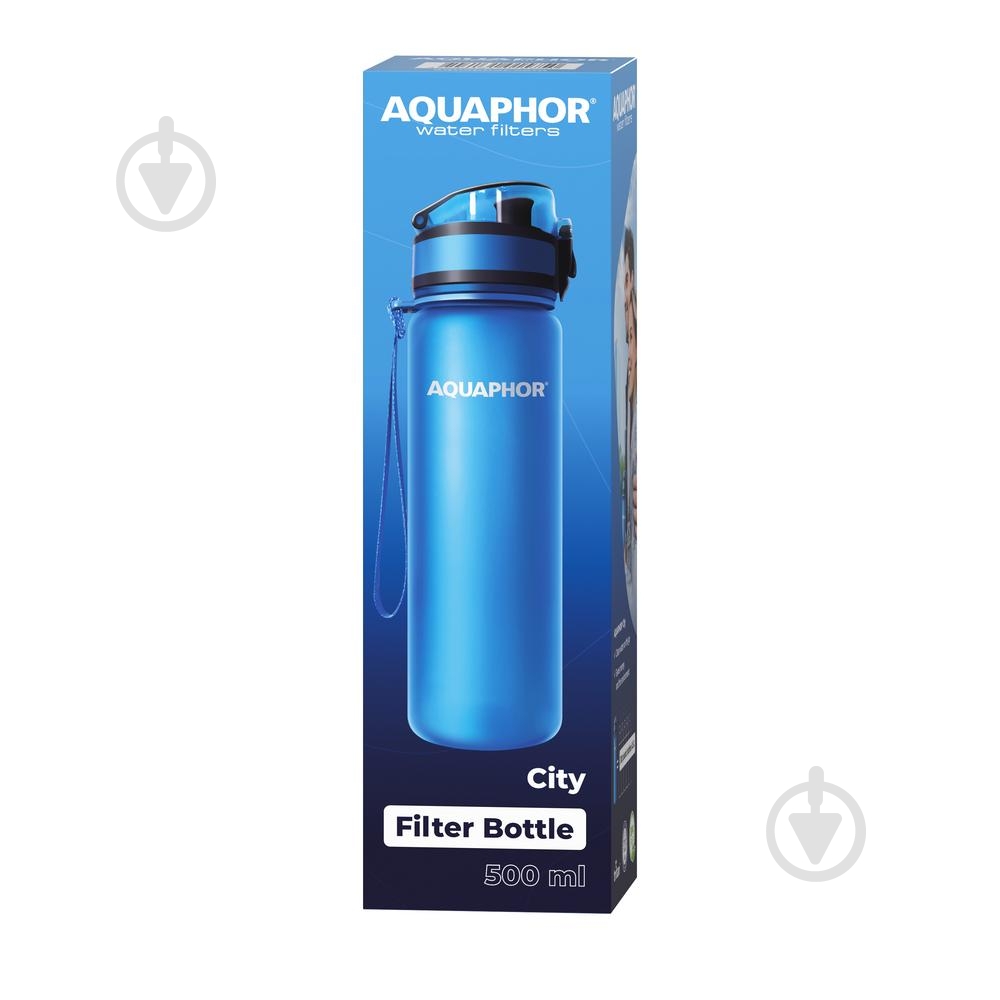 Фильтр-бутылка Аквафор (синий) - фото 1