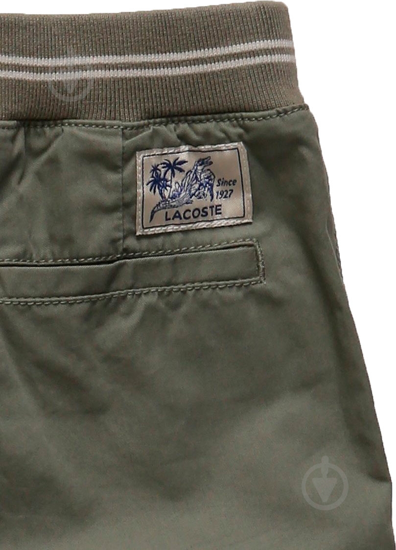 Шорты Lacoste FJ8525XB9 р. 14A хаки - фото 3