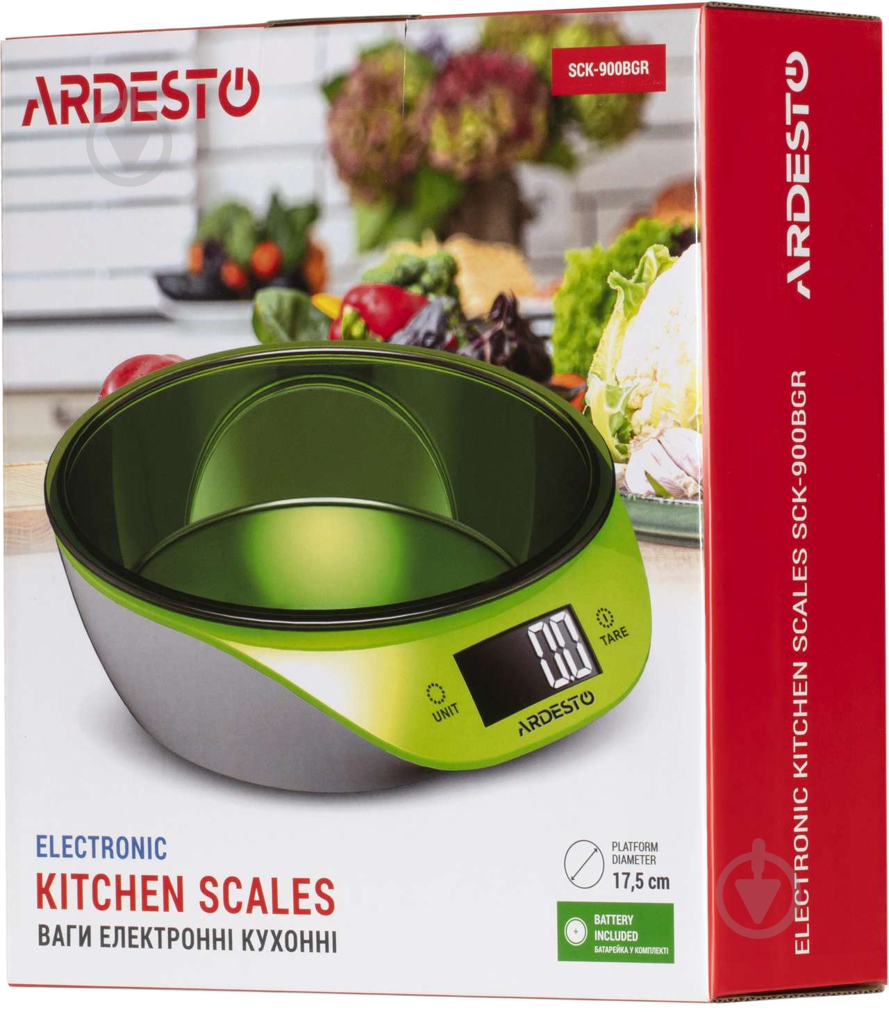 Весы кухонные Ardesto SCK-900BGR - фото 8 Весы кухонные Ardesto SCK-900BGR - фото 8