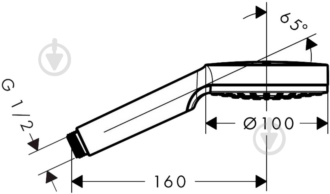 Ручной душ Hansgrohe Crometta - фото 2