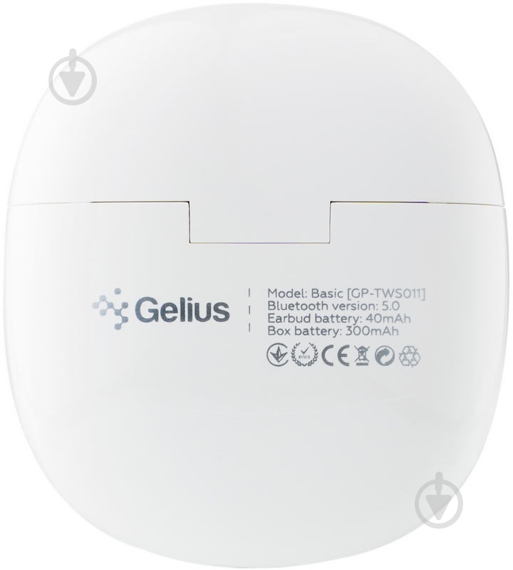 Навушники бездротові Gelius Pro Basic Stereo Bluetooth Headset GP-TWS011 white - фото 6