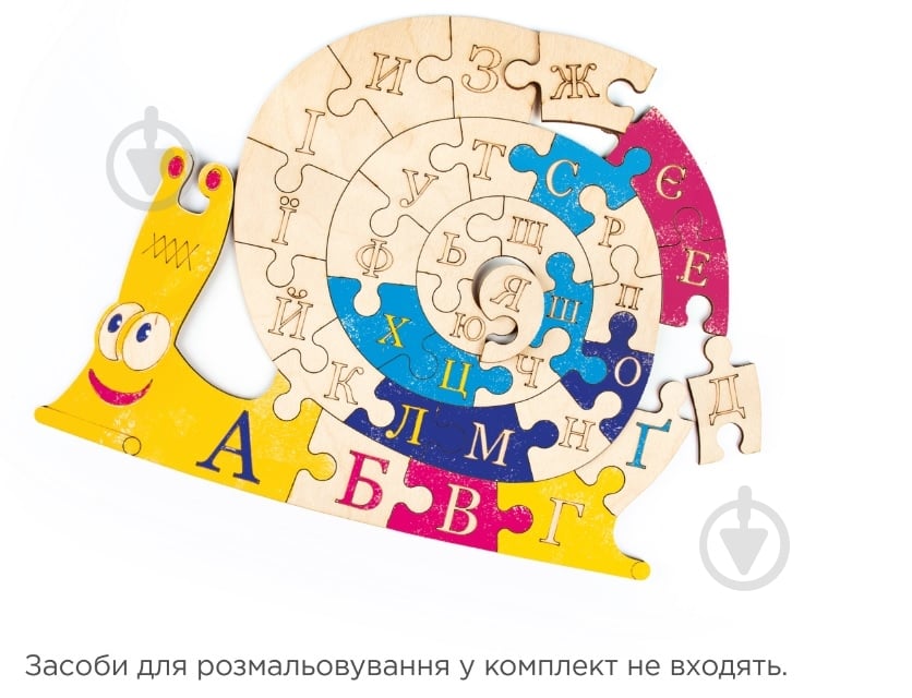 Игра-пазл DGT-ART Улитка Монтессорb TY4432 - фото 2