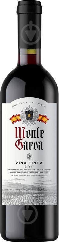 Вино Monte Garoa Tinto красное сухое 11% 0,75 л - фото 1