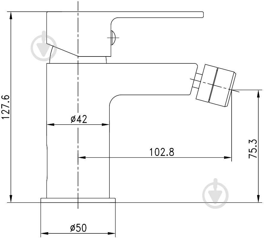 Смеситель для биде Imprese Lesna (40070) - фото 2 Смеситель для биде Imprese Lesna (40070) - фото 2