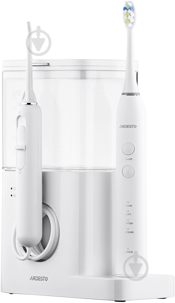 Ирригатор Ardesto 600 мл 2 в 1 OI-R600WTB - фото 1 Ирригатор Ardesto 600 мл 2 в 1 OI-R600WTB - фото 1