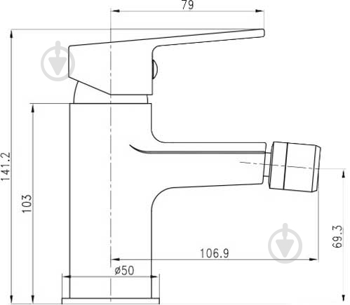 Смеситель для биде Imprese Laska (40040(35)W) - фото 2 Смеситель для биде Imprese Laska (40040(35)W) - фото 2