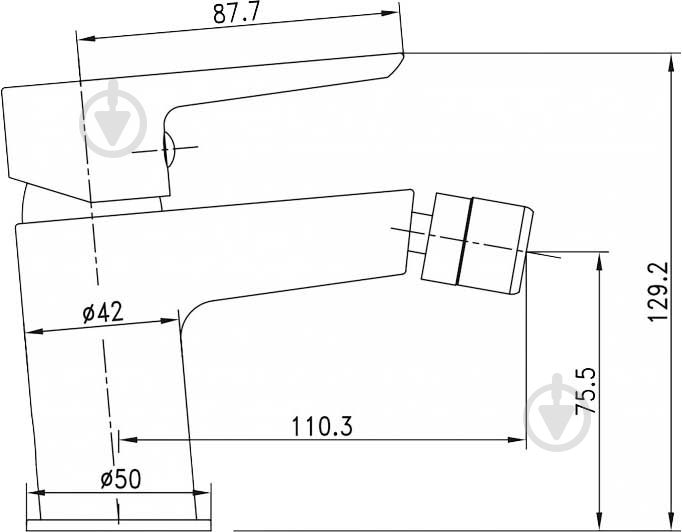 Смеситель для биде Imprese Breclav 40245W - фото 2