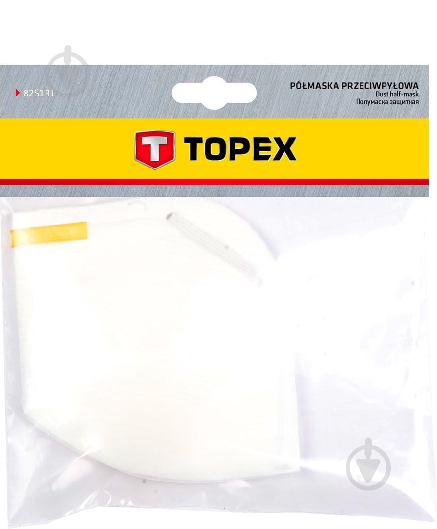Маска Topex 5 шт. 82S131 - фото 3