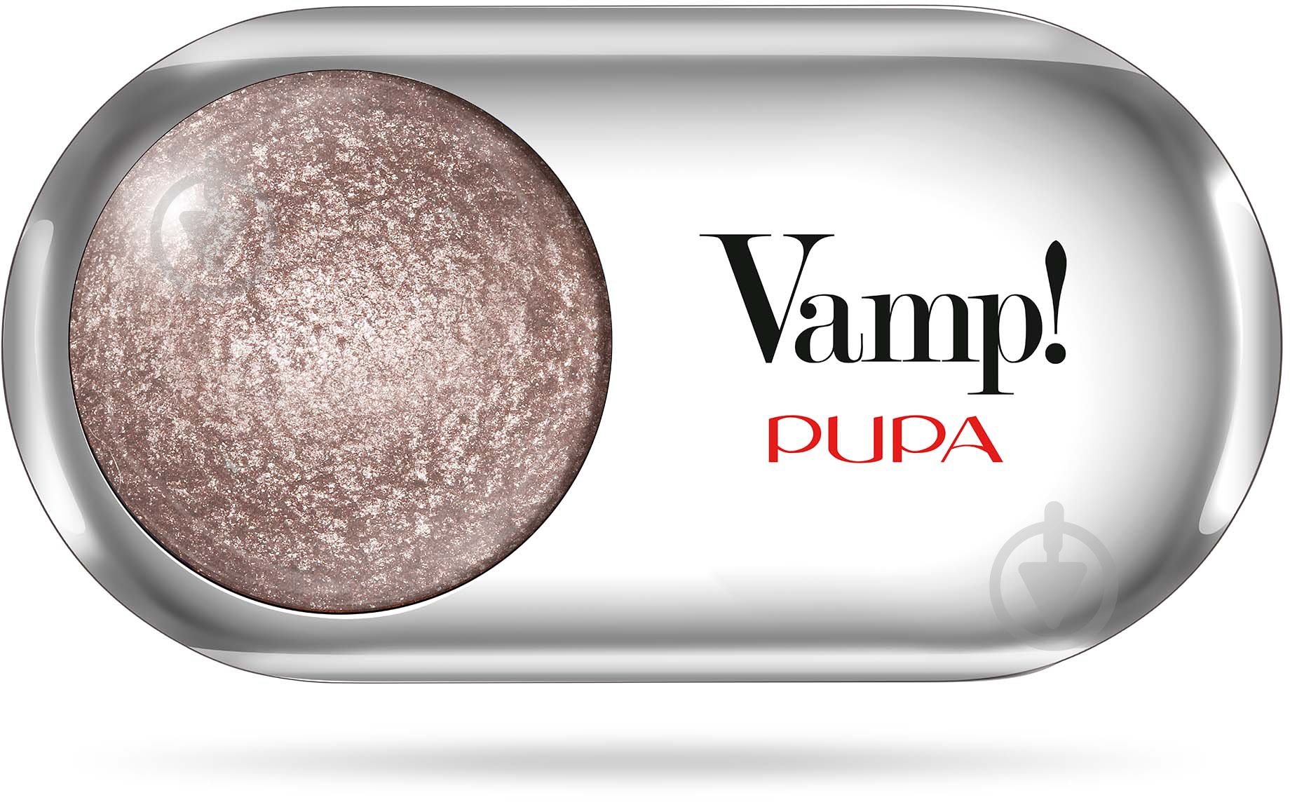 Тіні для повік Pupa Vamp! Wet&Dry №404 Cold Taup 1,5 г - фото 1