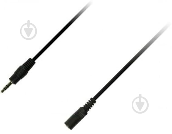 Кабель Piko mini-jack 3.5 мм M – mini-jack 3.5 мм F 3 м - фото 1