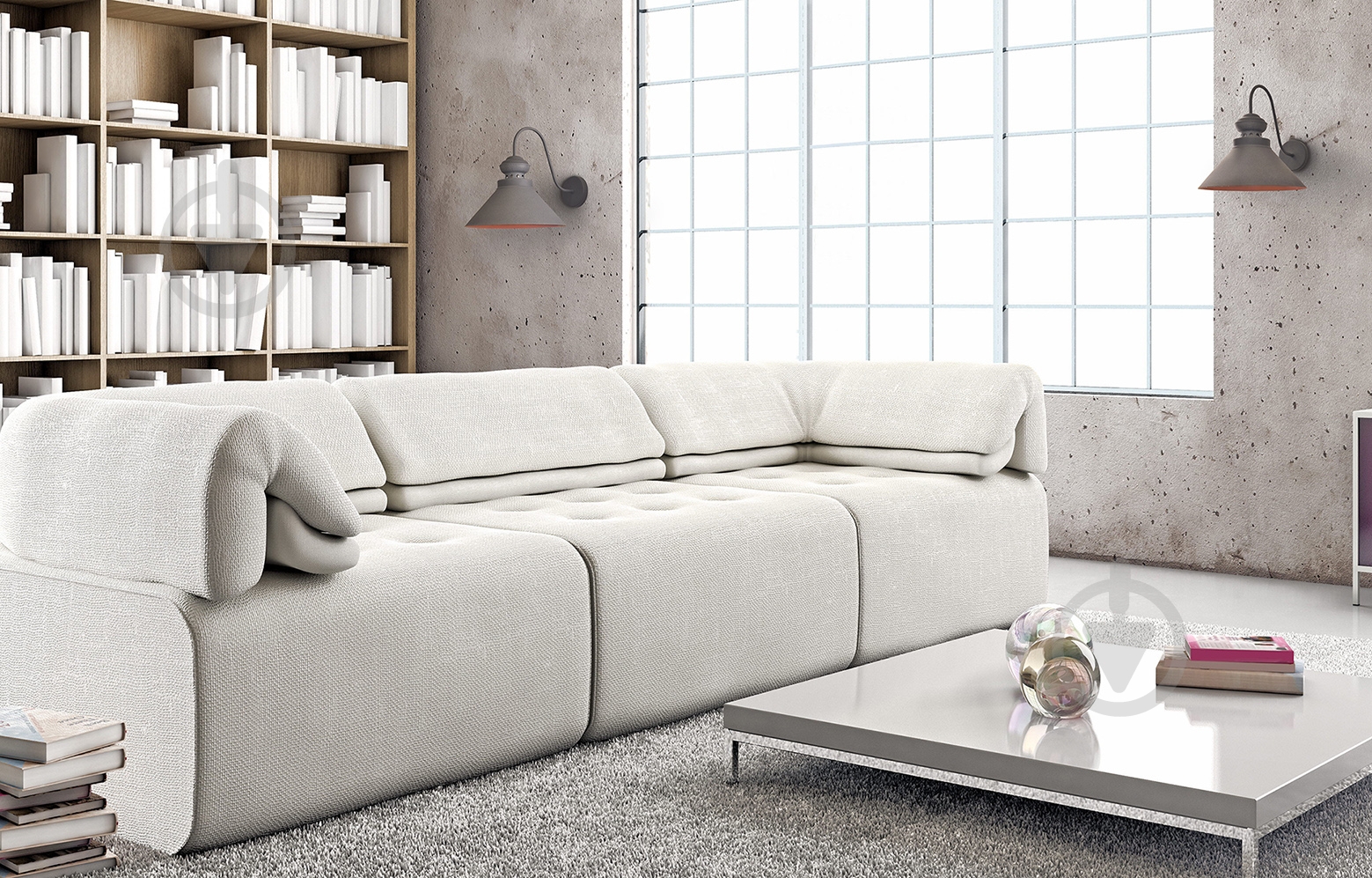 Бра Vesta Light 1x40 Вт E14 серый LOFT 17271 сірий - фото 3 Бра Vesta Light 1x40 Вт E14 серый LOFT 17271 сірий - фото 3