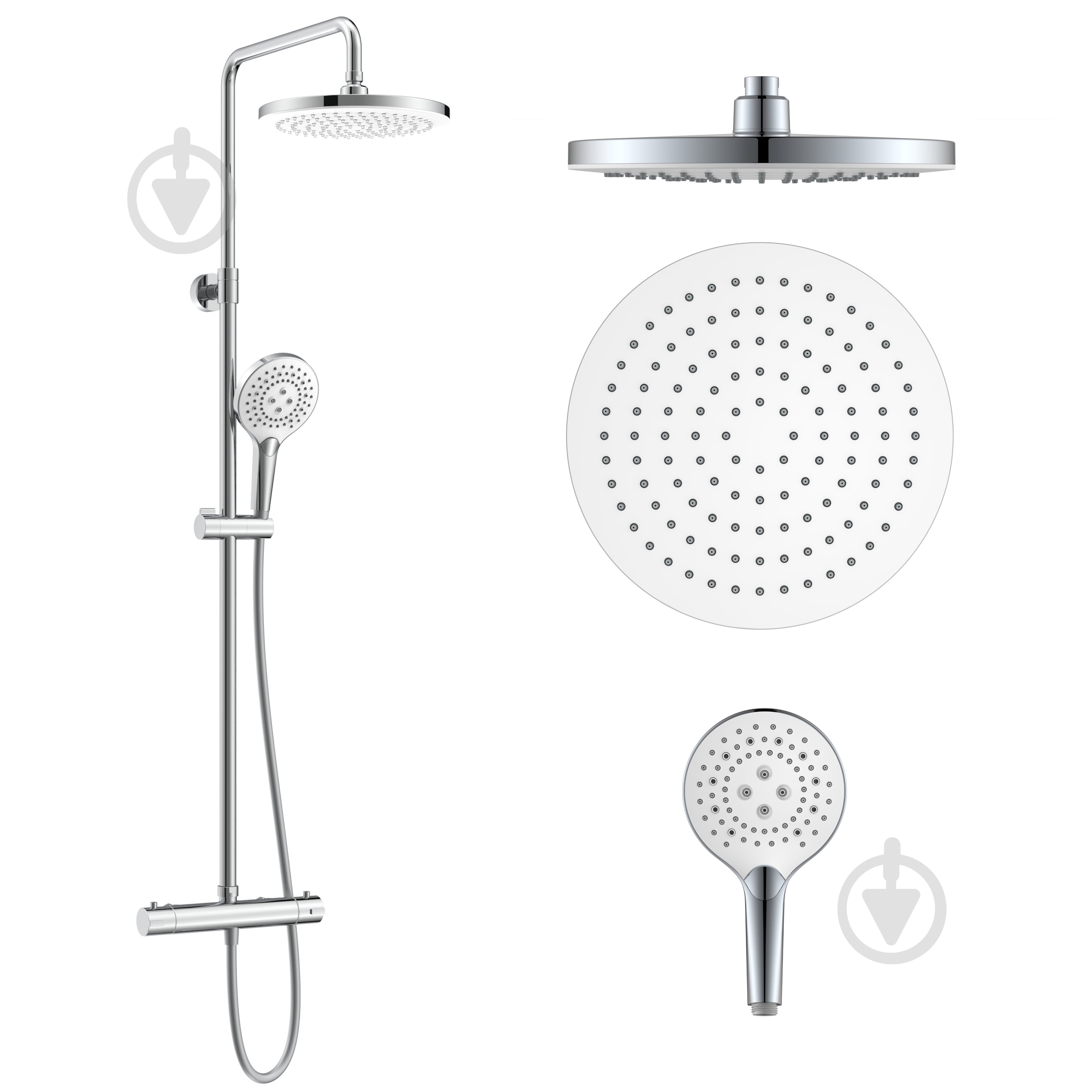 Душевая система Imprese Centrum T-15261SR с термостатом - фото 1