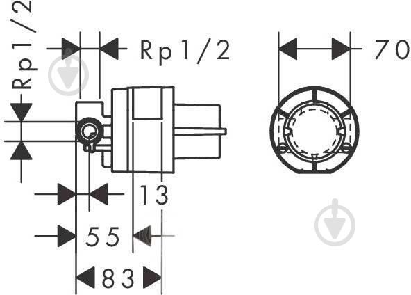 Набір для гігієнічного душу Hansgrohe Porter 32127111 - фото 4