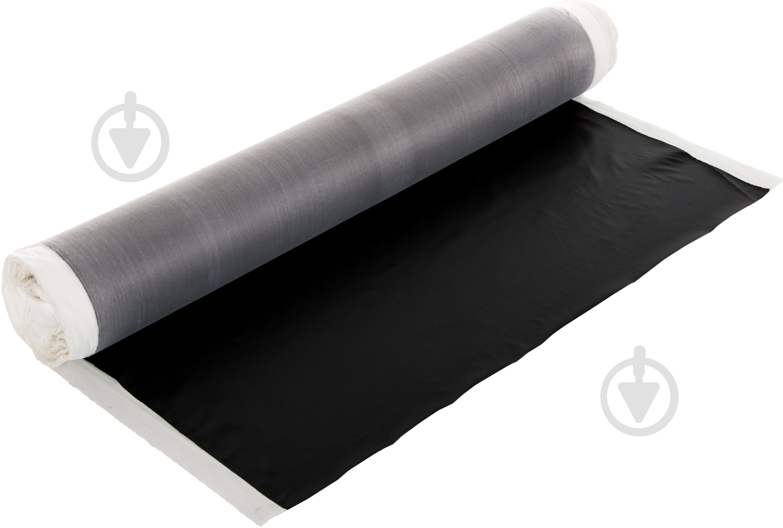 Кожзаменитель для обивки ширина 1 м черный - фото 1