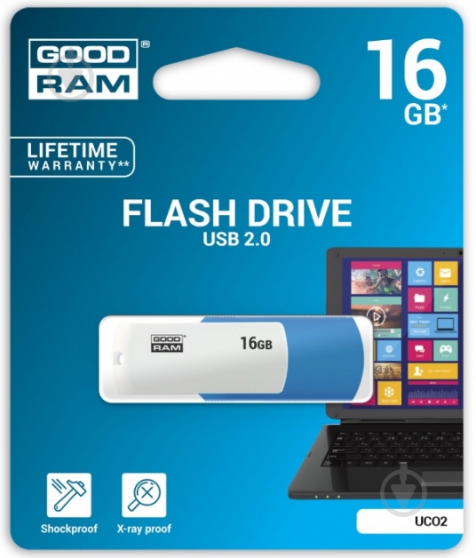 Флеш-пам'ять Goodram Colour Mix 16 ГБ USB 2.0 - фото 3
