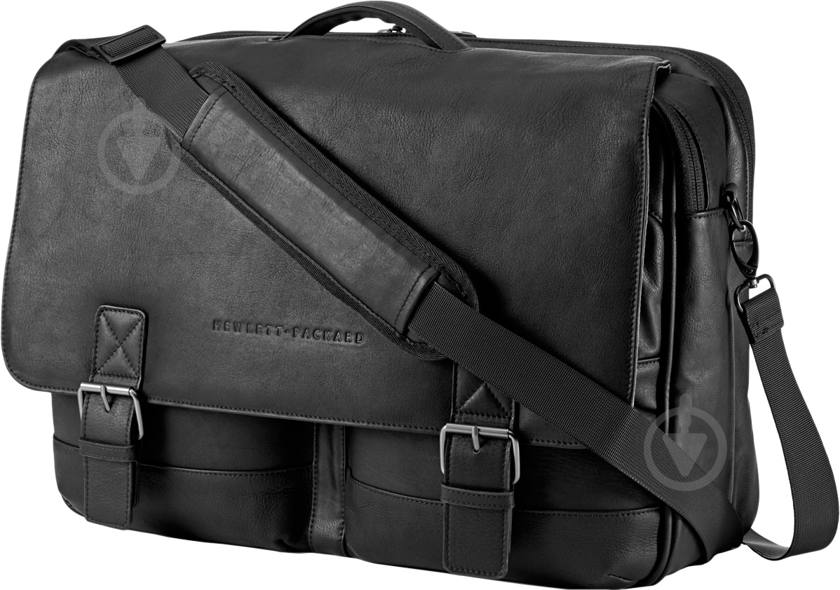 Сумка HP Executive Leather Messenger 14" black (K0S31AA) - фото 1 Сумка HP Executive Leather Messenger 14" black (K0S31AA) - фото 1