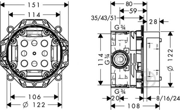 Душевая система Hansgrohe Talis E 71745111 - фото 2