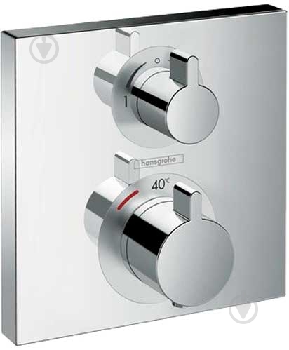 Смеситель для ванны Hansgrohe Ecostat Square (15714000) - фото 1 Смеситель для ванны Hansgrohe Ecostat Square (15714000) - фото 1