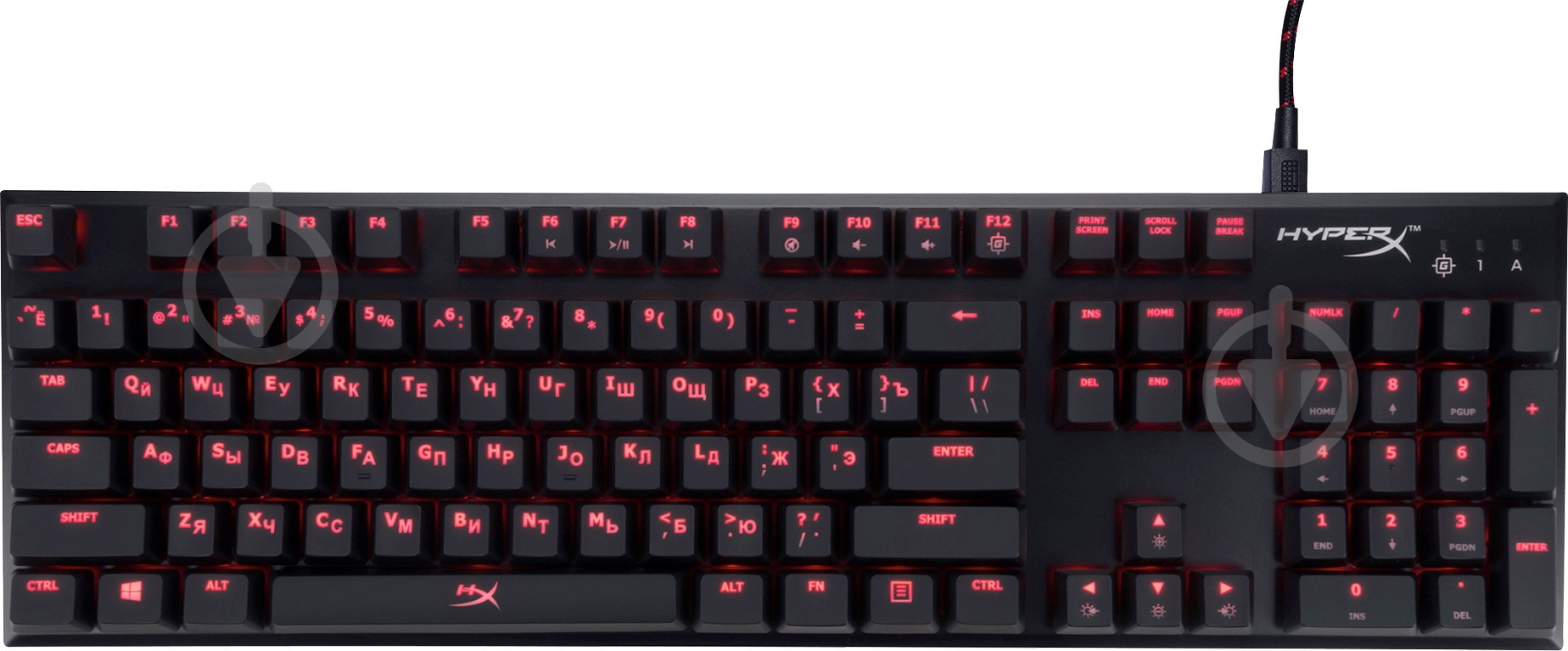 ᐉ Клавиатура Kingston HyperX Alloy FPS Cherry MX Blue USB (HX