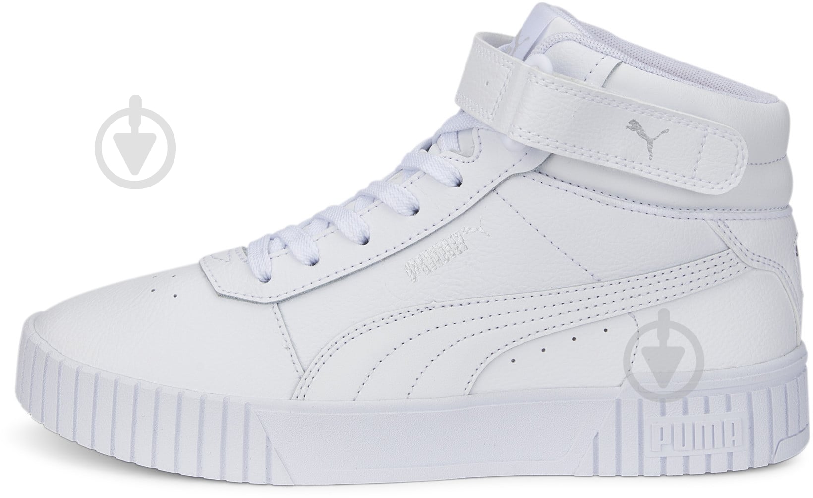 Кросівки жіночі демісезонні Puma CARINA 2.0 MID 38585102 р.39 білі - фото 1
