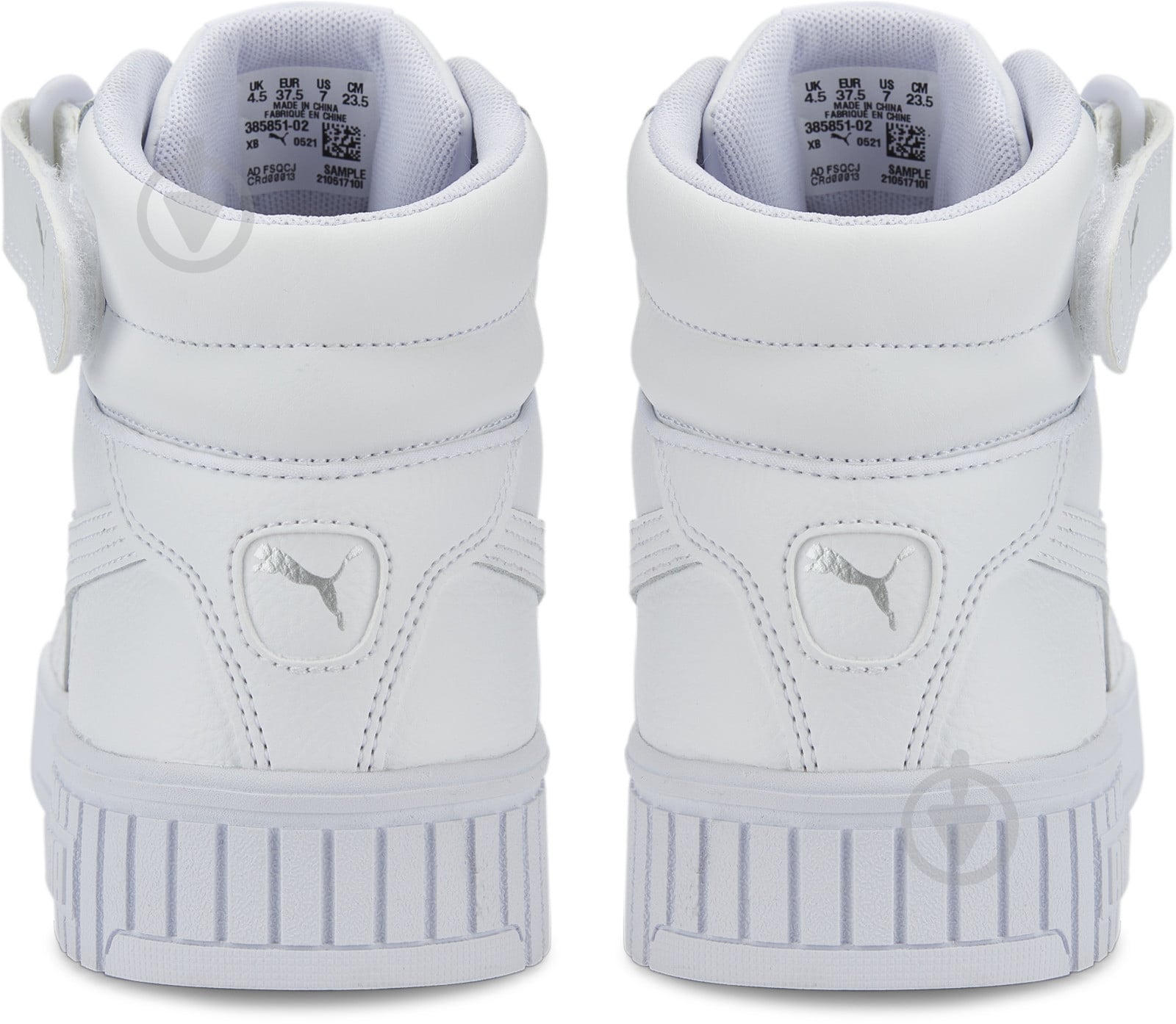 Кросівки жіночі демісезонні Puma CARINA 2.0 MID 38585102 р.39 білі - фото 5
