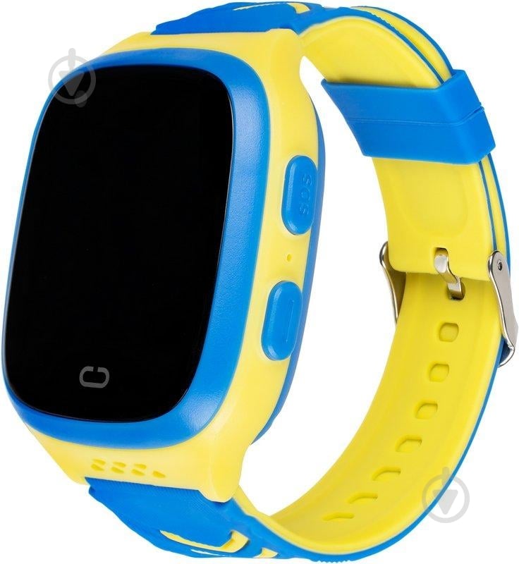 Смарт-годинник дитячий Gelius GPS/4G (IP67) yellow/blue (GP-PK006) - фото 5