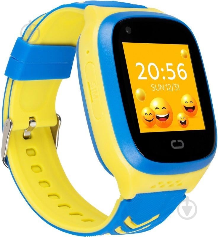 Смарт-годинник дитячий Gelius GPS/4G (IP67) yellow/blue (GP-PK006) - фото 8