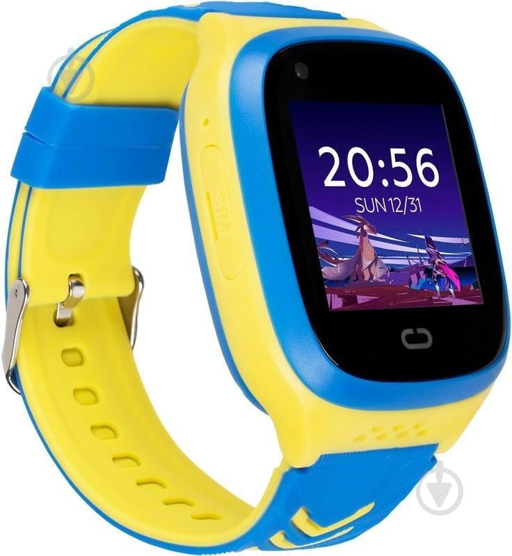 Смарт-годинник дитячий Gelius GPS/4G (IP67) yellow/blue (GP-PK006) - фото 9