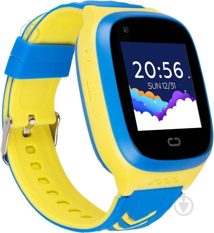 Смарт-годинник дитячий Gelius GPS/4G (IP67) yellow/blue (GP-PK006) - фото 10
