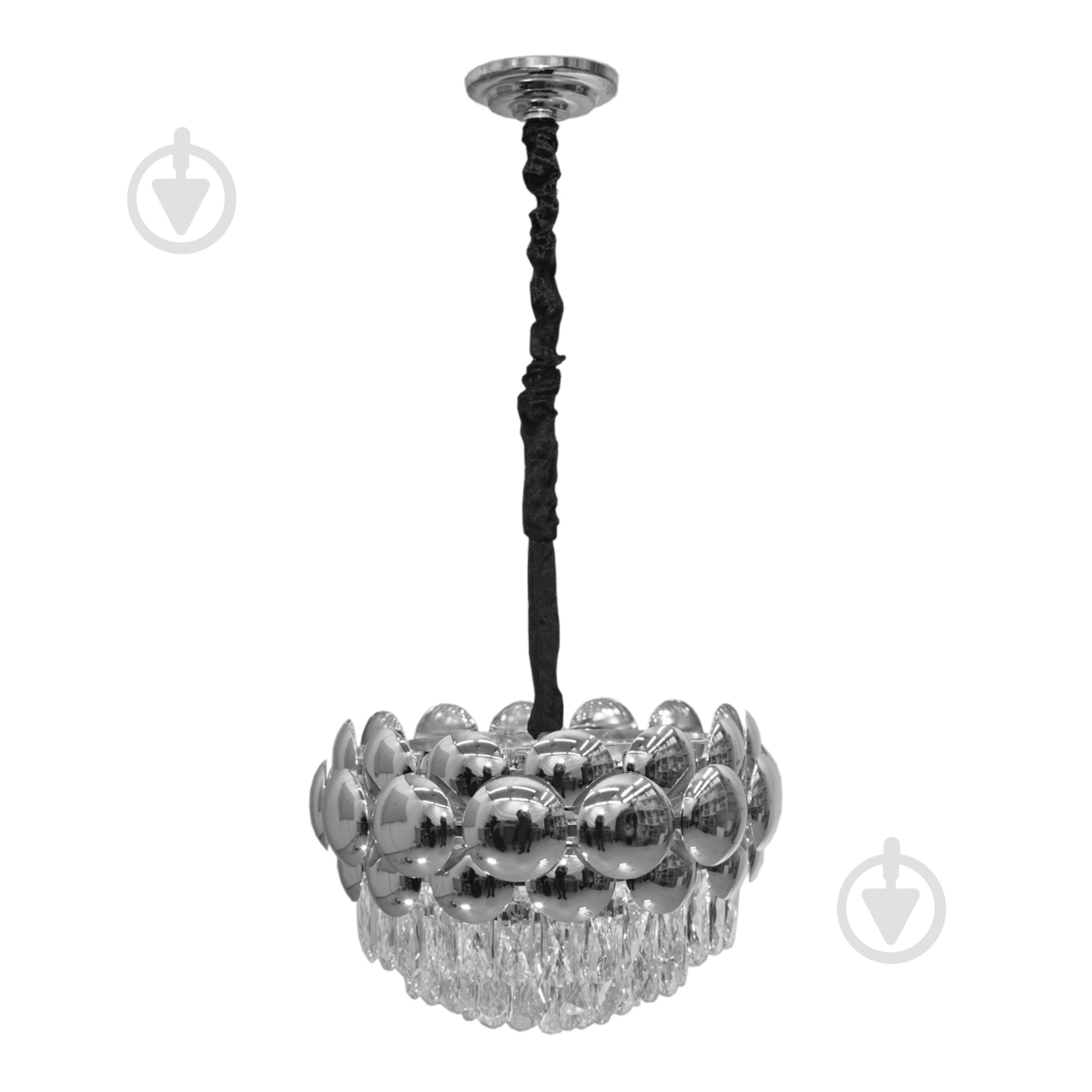 Люстра подвесная V-WATT VILLMARK CHR 6x40 Вт E14 хром - фото 1