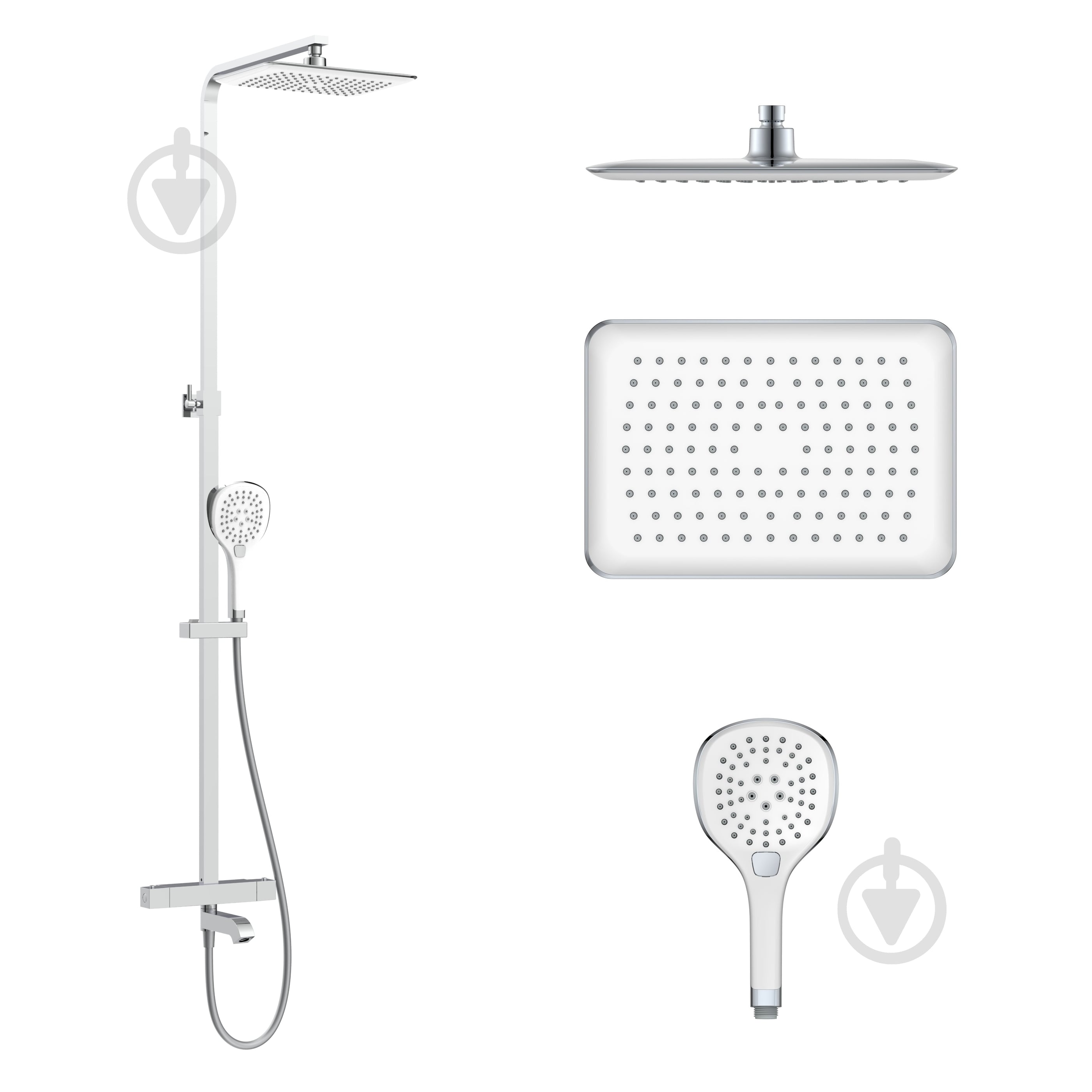 Душевая система Imprese Centrum T-10300LT с термостатом - фото 1