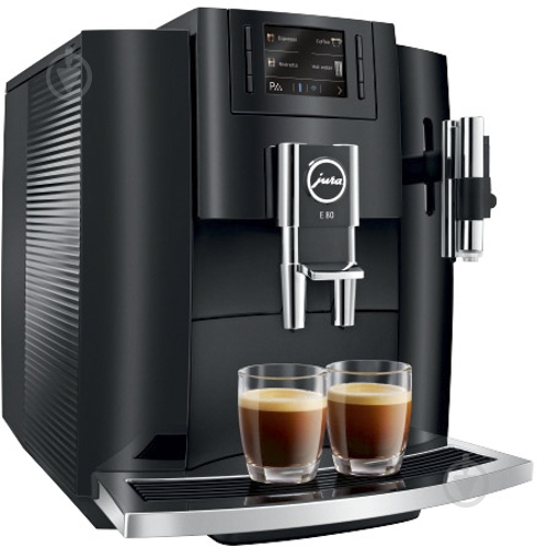 Кофемашина Jura E80 Piano Black - фото 1