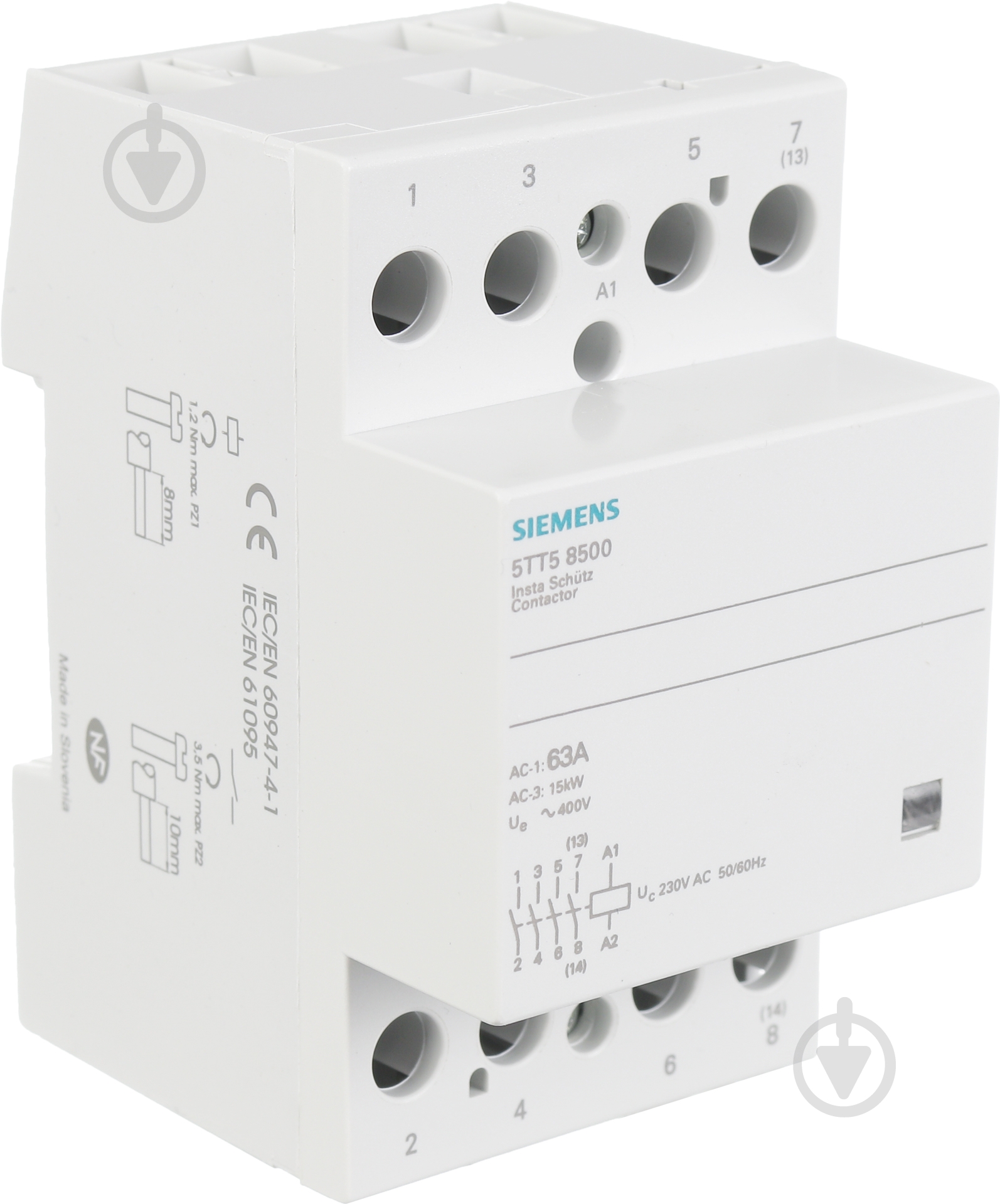 Контактор Siemens 4НО AC230V 63A 5TT5850-0 - фото 1